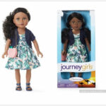 عروسک jurnry girls مدل دختر مو مشکی