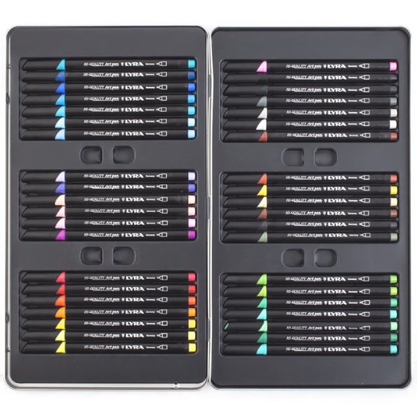 ماژیک حرفه ای 40 رنگ ليرا مدل Art Pen Professional