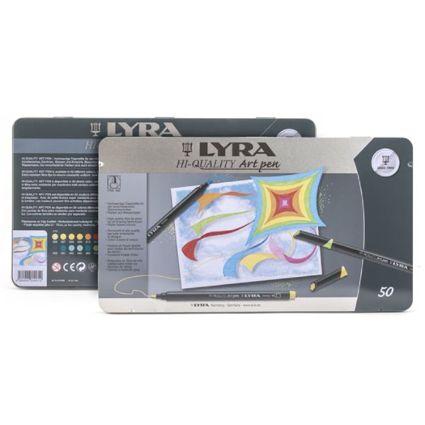 ماژیک حرفه ای 50 رنگ ليرا مدل Art Pen Professional