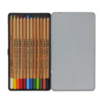 مداد رنگی حرفه ای 12 رنگ لیرا مدل Rembrandt Polycolor