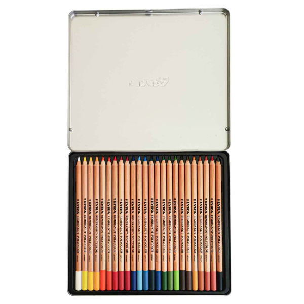 مداد رنگی حرفه ای 24 رنگ لیرا مدل Polycolor