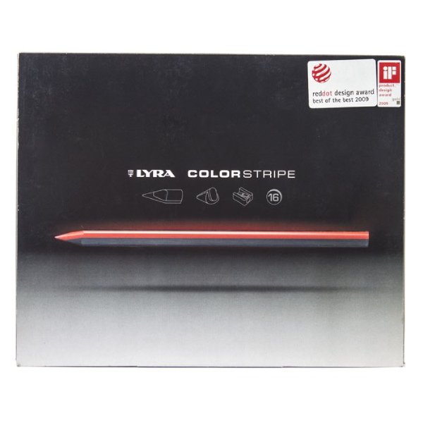 مداد رنگی حرفه ای لیرا 16 رنگ مدل Lyra Color Stripe