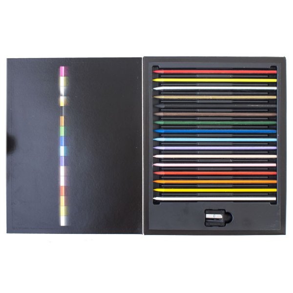 مداد رنگی حرفه ای لیرا 16 رنگ مدل Lyra Color Stripe