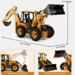 ماشین بازی کنترلی مدل تراکتور بکهول شارژی کد NO.E589-003