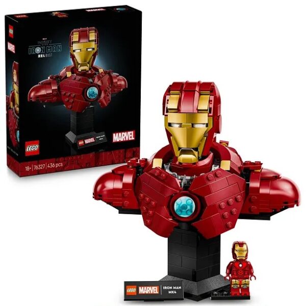 لگو سری مارول مدل Iron Man MK4 Bust کد 76327