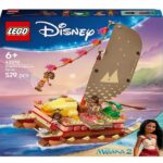 لگو سری دیزنی مدل Moana’s Adventure Canoe کد 43270