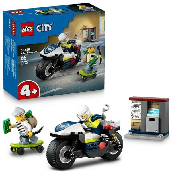 لگو سری سیتی مدل Police Motorcycle کد 60455