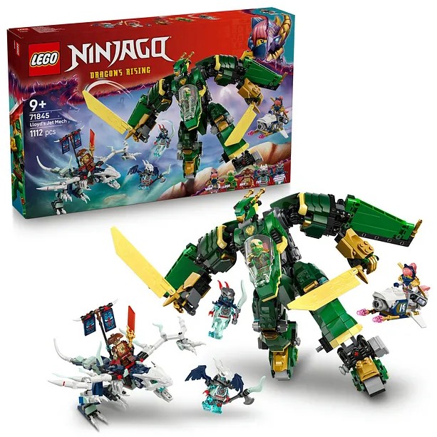 لگو سری نینجاگو مدل Lloyd’s Elemental Power Mech کد 71845 لگو سری نینجاگو مدل Lloyd’s Elemental Power Mech کد 71845