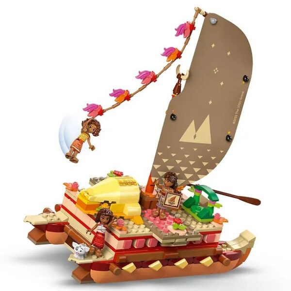 لگو سری دیزنی مدل Moana’s Adventure Canoe کد 43270