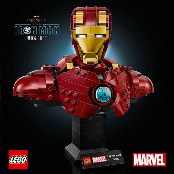 لگو سری مارول مدل Iron Man MK4 Bust کد 76327