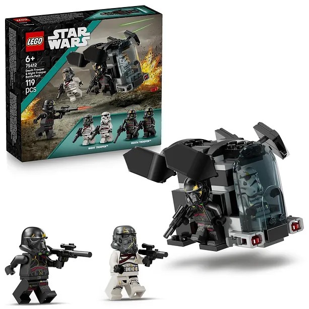 لگو سری Star Wars مدل Death Trooper & Night Trooper Battle Pack کد 75412 لگو سری Star Wars مدل Death Trooper & Night Trooper Battle Pack کد 75412