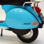 ماکت فلزی موتورسیکلت وسپا PX125 1:12