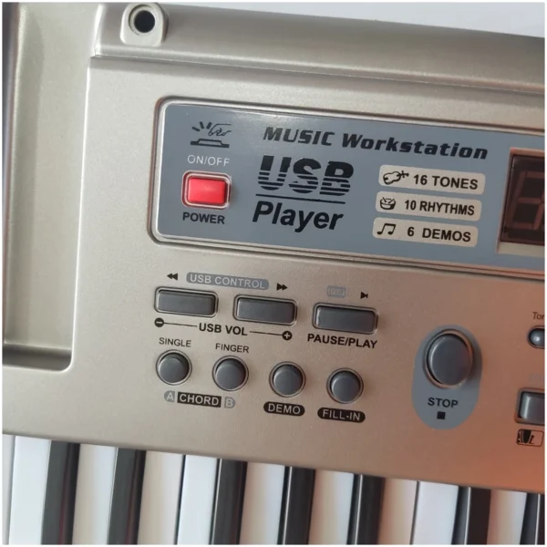 اسباب بازی ارگ موزیکال مدل 61 key mp3