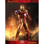 اکشن فیگور مدل آیرون من مارک 43 ZD TOYS