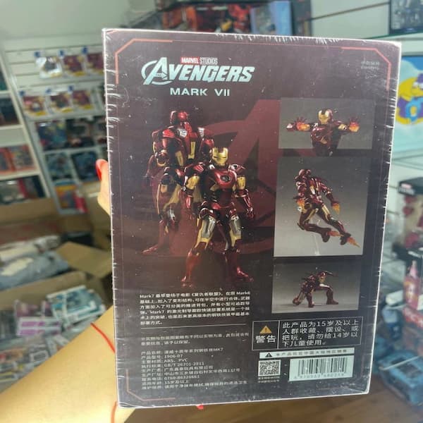 اکشن فیگور ZD Toys مدل Iron Man Mark 7