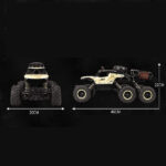 ماشین کنترلی آفرود شش چرخ برند Rock CRAWLER آیتم 2089