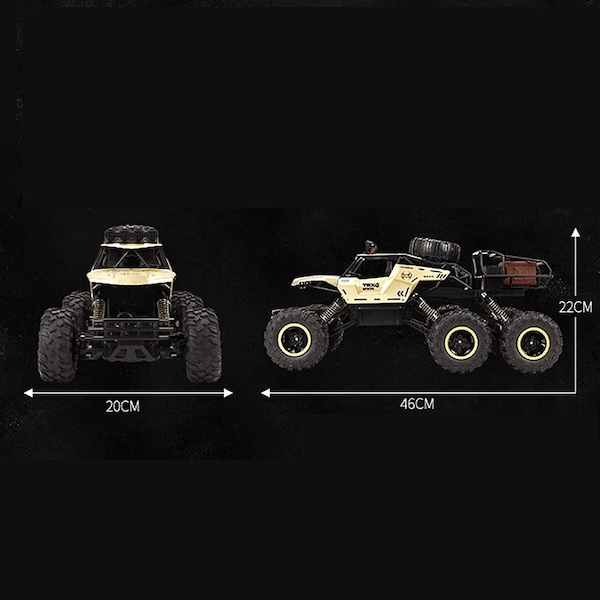 ماشین کنترلی آفرود شش چرخ برند Rock CRAWLER آیتم 2089
