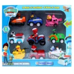 اسباب بازی مدل سگهای نگهبان paw patrol با ماشین عقب کش کد M99C بسته 9 عددی