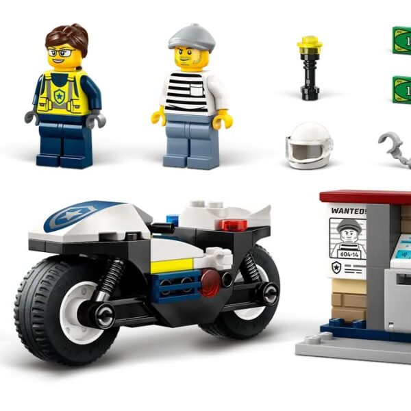 لگو سری سیتی مدل Police Motorcycle کد 60455