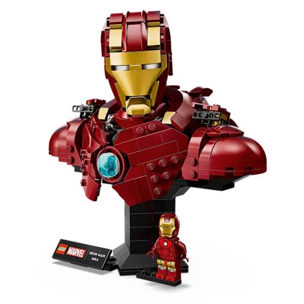 لگو سری مارول مدل Iron Man MK4 Bust کد 76327