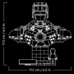 لگو سری مارول مدل Iron Man MK4 Bust کد 76327