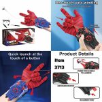 دستکش تار انداز مرد عنکبوتی کد 3D713