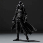 اکشن فیگور اسپایدرمن مایلز مورالز Spiderman Marvel Noir Detective Miles Morales