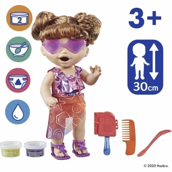 عروسک بیبی الایو برند hasbro مدل بستنی خوری