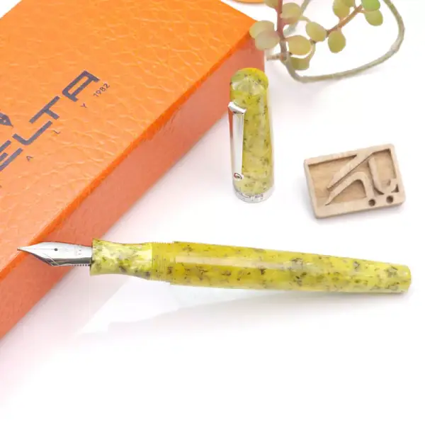 خودکار برند Delta مدل INTESA 2 Yellow Fountain pen
