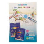 ست نقاشی 60 تکه اسکول فنز همراه با پازل کد FA92407