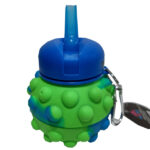 قمقمه سیلیکونی تاشو اسکول فنز مدل پاپیت سبز کد 9328