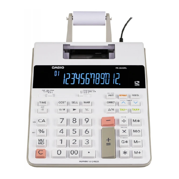 ماشین حساب رومیزی کاسیو مدل Fr-2650rc.png-139 ماشین حساب رومیزی کاسیو مدل Fr-2650rc