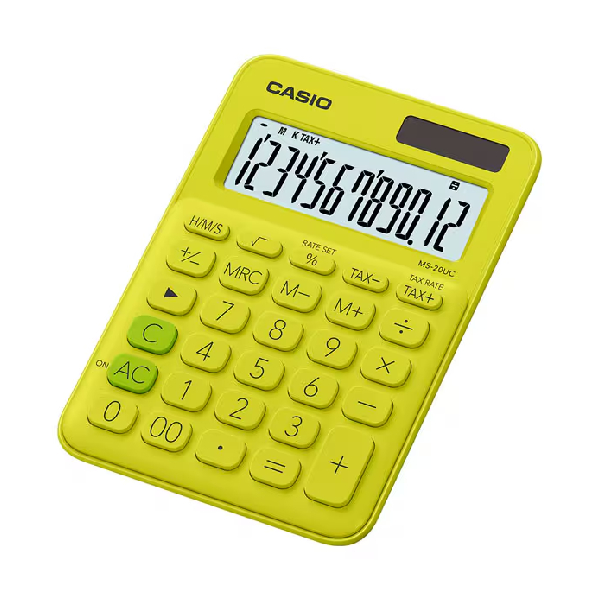 ماشین حساب رومیزی کاسیو مدل Ms-20uc-yg