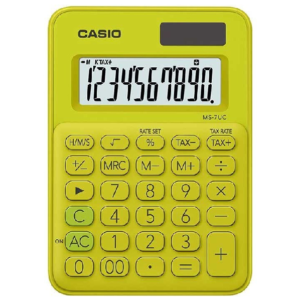 ماشین حساب رومیزی کاسیو مدل Ms-20uc-yg