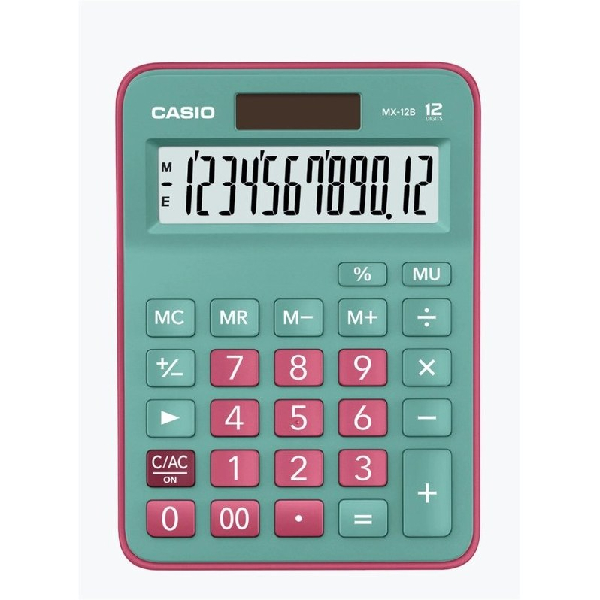 ماشین حساب رومیزی کاسیو مدل Mx-12b-gnrd
