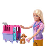 عروسک باربی مدل Veterinarian Mini Playset کد HRG50