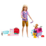 عروسک باربی مدل Veterinarian Mini Playset کد HRG50