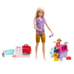 عروسک باربی مدل Veterinarian Mini Playset کد HRG50