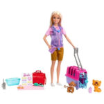 عروسک باربی مدل Veterinarian Mini Playset کد HRG50