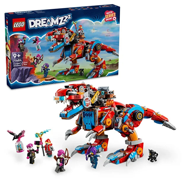 لگو سری دریمزز مدل Cooper’s Robot Dinosaur C-Rex کد 71484