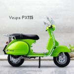 ماکت فلزی موتور سیکلت وسپا PX125 1:12