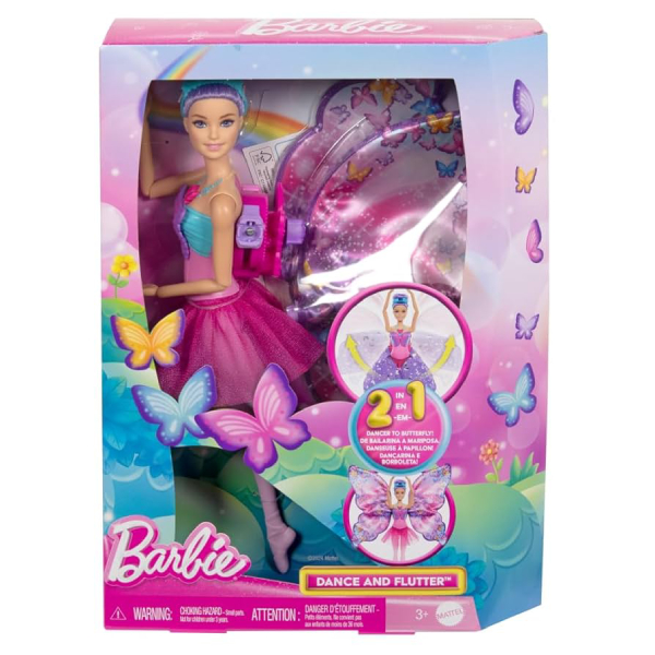عروسک باربی مدل Butterfly Dancer Doll کد HXJ10 عروسک باربی مدل Butterfly Dancer Doll کد HXJ10