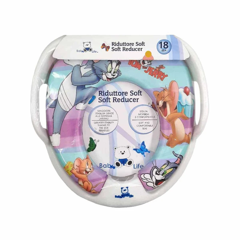 تبدیل توالت فرنگی کودک بیبی فور لایف مدل Tom and Jerry تبدیل توالت فرنگی کودک بیبی فور لایف مدل Tom and Jerry