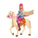 عروسک باربی مدل Doll and Horse Playset کد FXH13