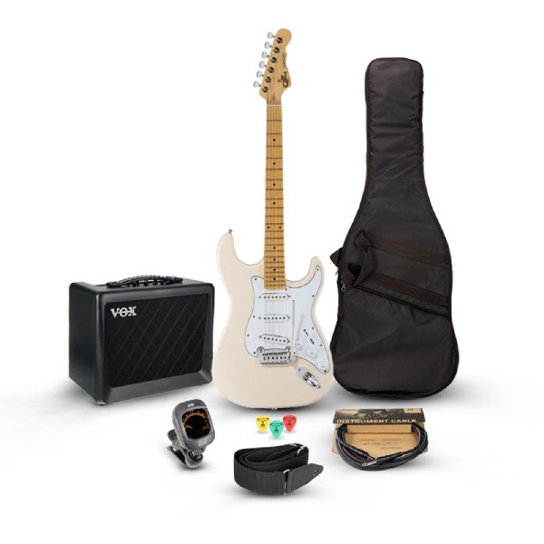 گیتار G&L Pack No.2 - Tribute Legacy MP - Olympic White