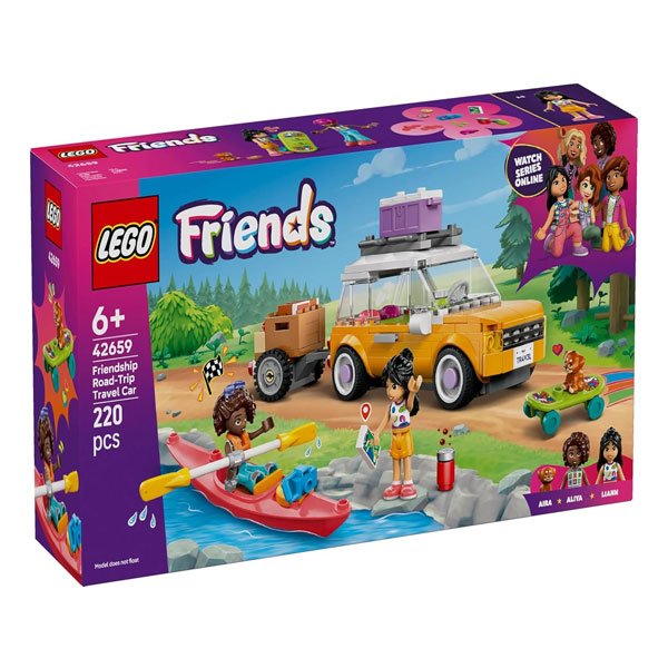 لگو سری فرندز مدل Friendship Road-Trip Travel Car کد 42659