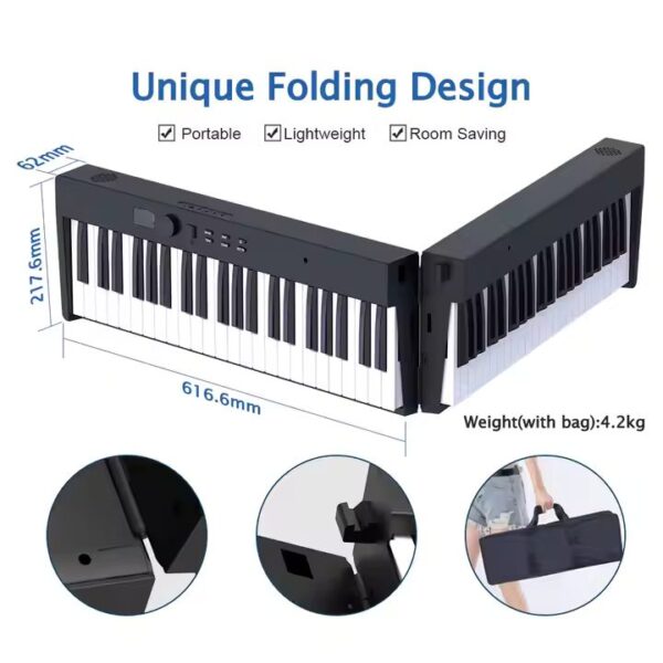 پیانو دیجیتال تاشو KONIX PJ88C