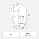 کوله پشتی 30 لیتری کچوا مدل NH Arpenaz 100