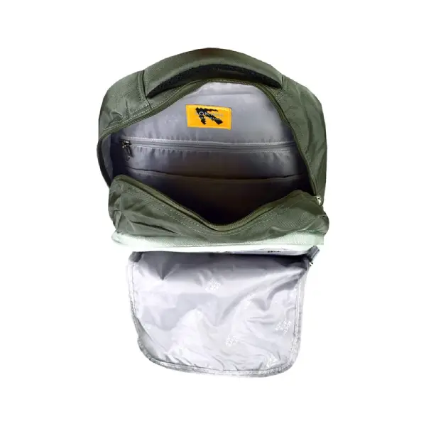 کوله پشتی مدرسه ای آوکینگ AOKING مدل XN4021 رنگ سبزخاکستری