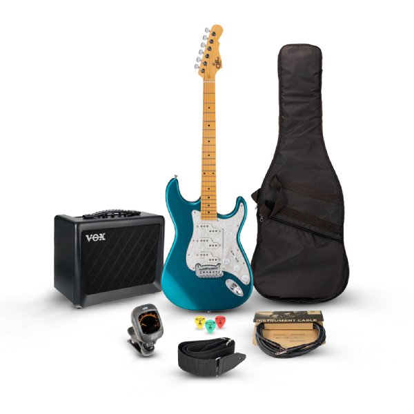 گیتار G&L Pack No.2 - Tribute COMANCHE MP - Emerald Blue